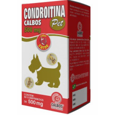 Condroitina Pet 500mg Calbos para Cães com 60 comprimidos 