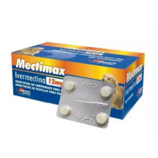 Mectimax Ivermectina 12mg com 4 comprimidos