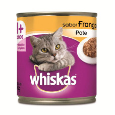 Ração Úmida Whiskas Lata para Gatos Adultos Sabor Frango - 290g