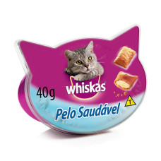 Petisco Whiskas Temptations Pelo Saudável Para Gatos Adultos 40 g
