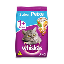 Ração Whiskas para Gatos Adultos Sabor Peixe 5,7kg