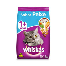 Ração Whiskas para Gatos Adultos Sabor Peixe 10,1kg