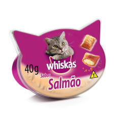 Petisco Whiskas Temptations para Gatos Adultos Sabor Salmão - 40g