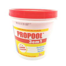 Cloro Piscina Estabilizador Propool 3 Em 1- 3kg