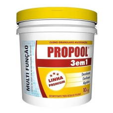 Cloro Piscina Estabilizador Propool 3 Em 1 - 10kg