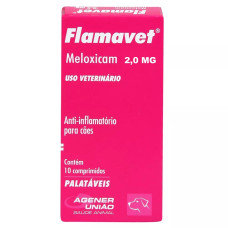 Flamavet Agener União para Cães 2,0mg 10 comprimidos