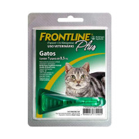 Antipulgas e Carrapatos Frontline Plus para Gatos 0,5ml